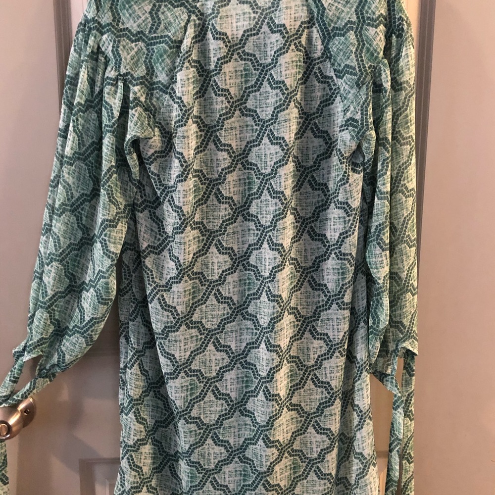 Pattern/Print Shift Dress - Picture 5 of 5